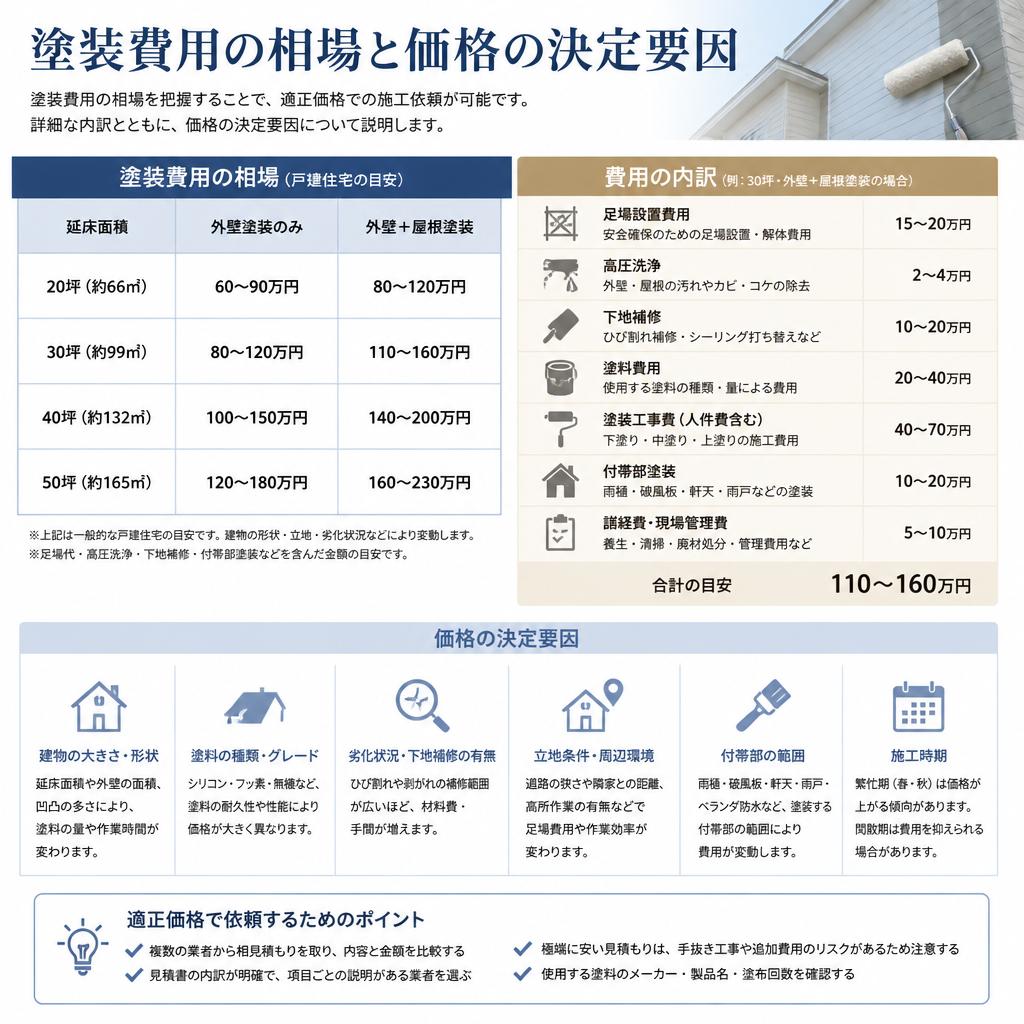 5. 塗装費用の適正価格と相場