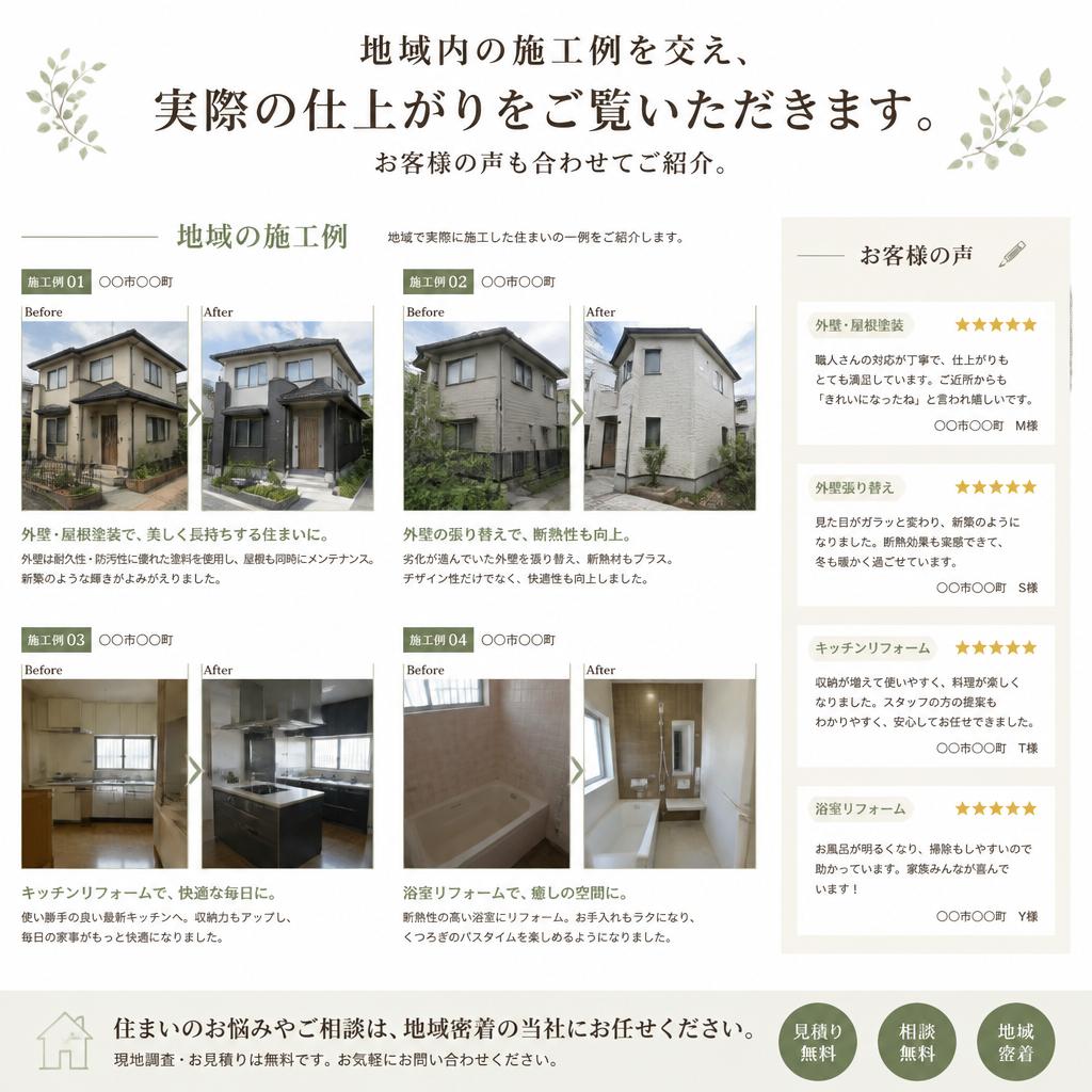 施工実績の紹介